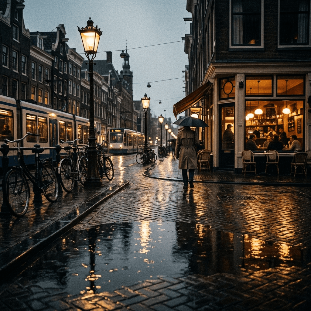 regen — rain — Amsterdam